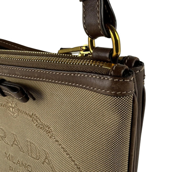PRADA Brown Leather Shoulder Bag main image 7